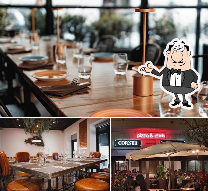 Gli interni di Corner.Nolo Ristorante, Pizzeria, Griglieria, Burger & Cocktail