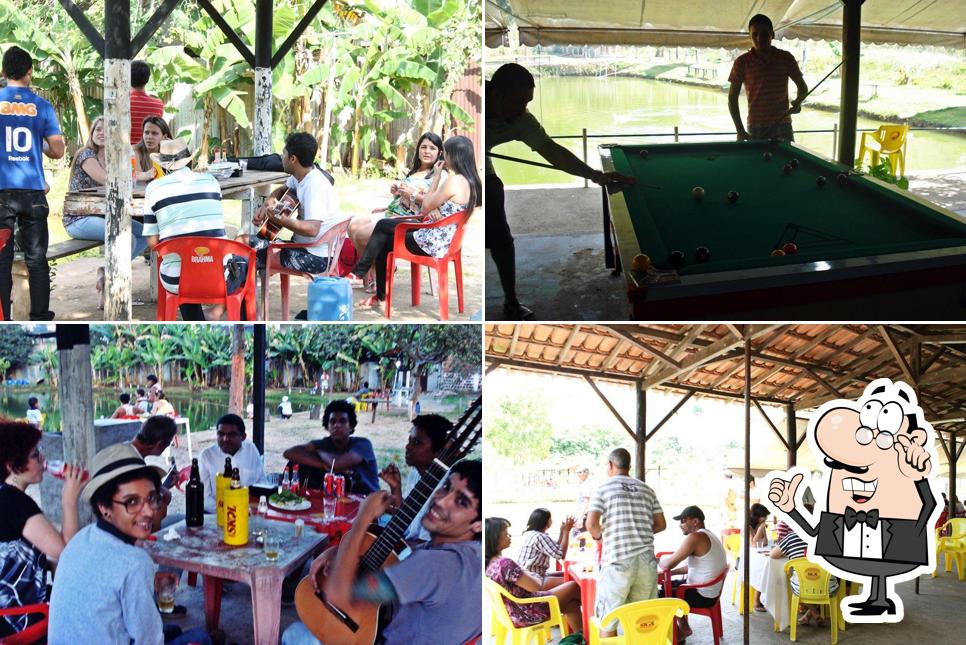 O interior do Pesque E Pague Bom Jardim