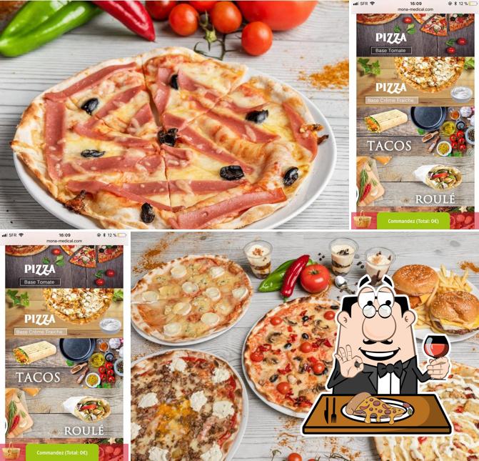 Pick various kinds of pizza