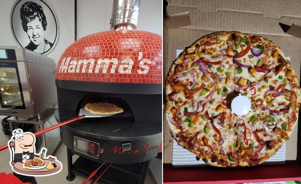 A Mamma's Pizza Brampton, vous pouvez essayer des pizzas