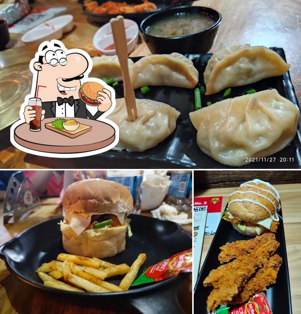 Get a burger at Bong Pizza-Yummy Foods