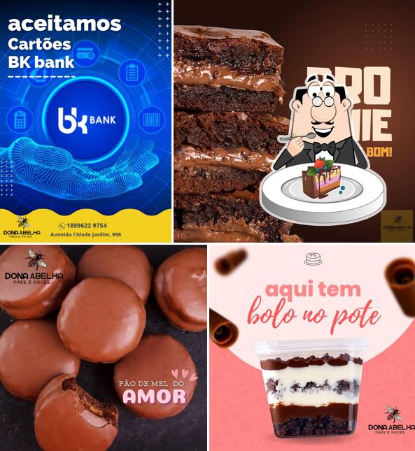 Dona abelha pães e doces