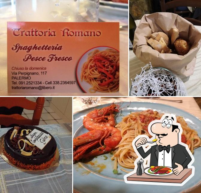 Cibo al Trattoria Romano