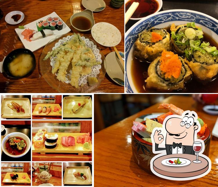Food at Kuni's Japanese Restaurant