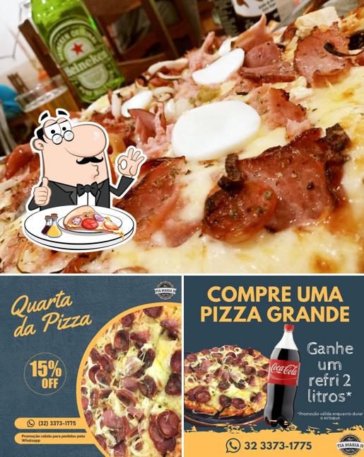 Consiga pizza no Bar Tia Maria II