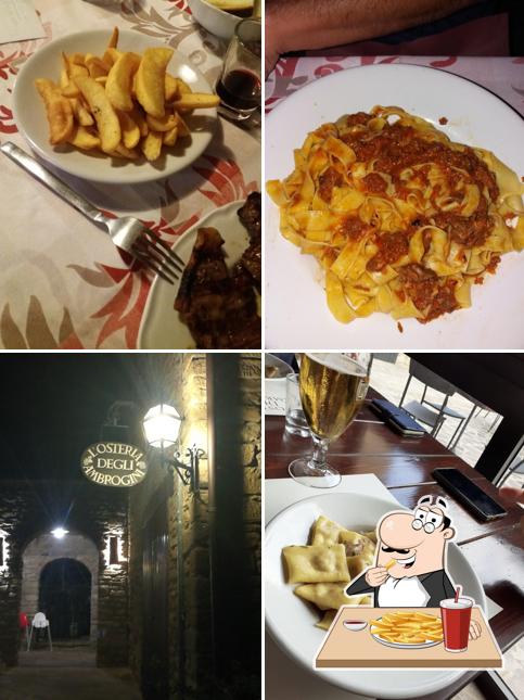 Assaggia un piatto di chips a L'Osteria degli Ambrogini