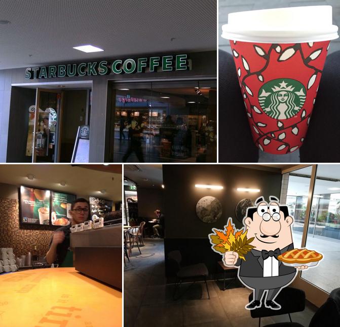 Взгляните на изображение кафе "Starbucks"