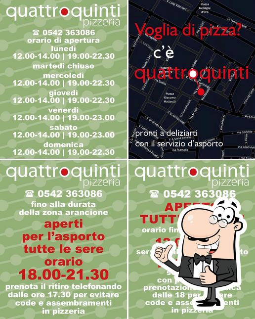 Voici une image de quattroquinti - Pizzeria