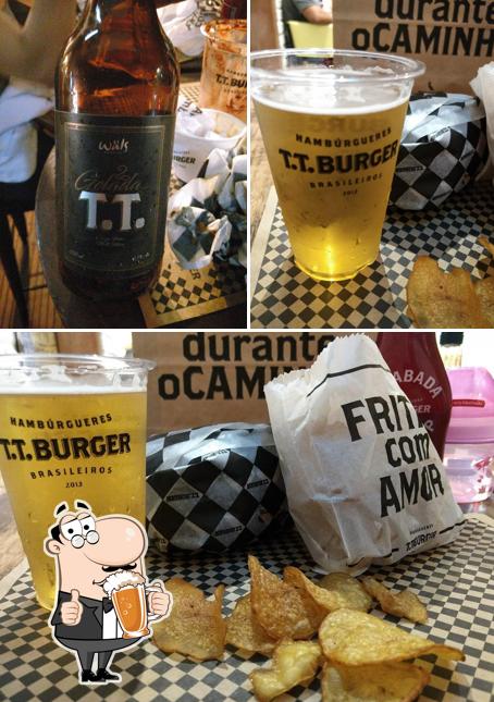 Hamburgueria T.T. Burger fornece uma variedade de cervejas