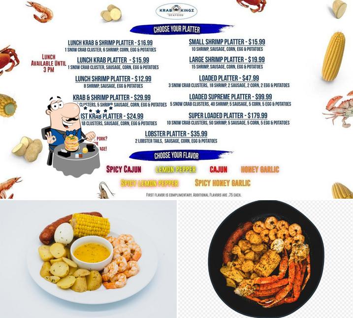 Krab Kingz Seafood in Prattville Restaurant menu and reviews