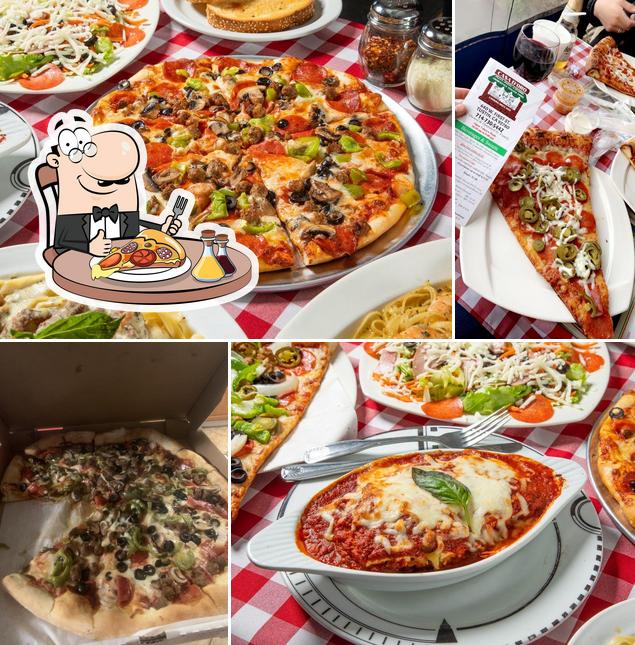 Get pizza at Casa D'Oro Homestyle Italian Restaurant