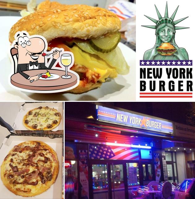 Nourriture à New York Burger