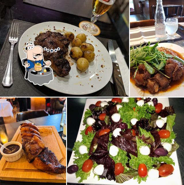 Platos en Barbecue Steak House