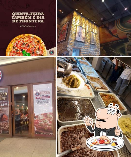 Peça diferentes tipos de pizza
