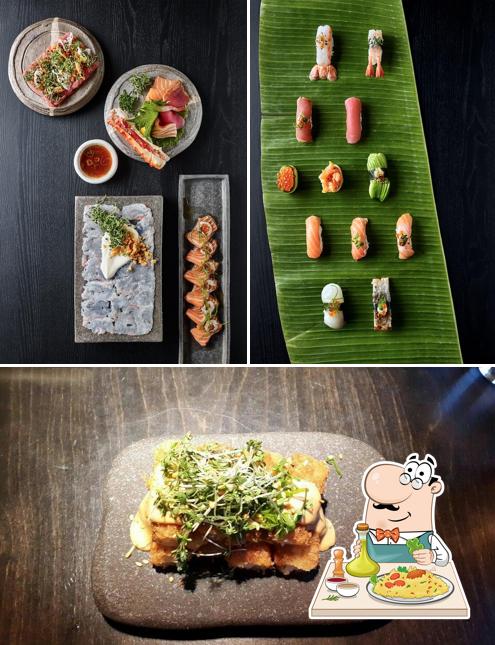 Еда в "Karma Sushi"