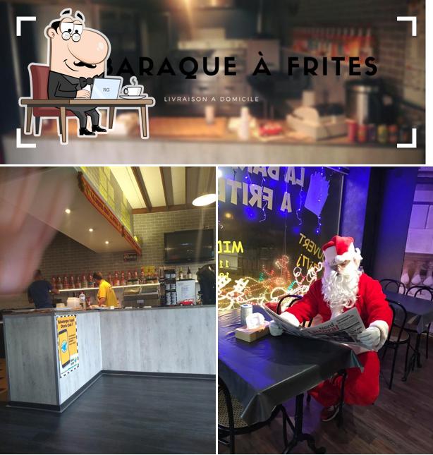 L'intérieur de La baraque à frites