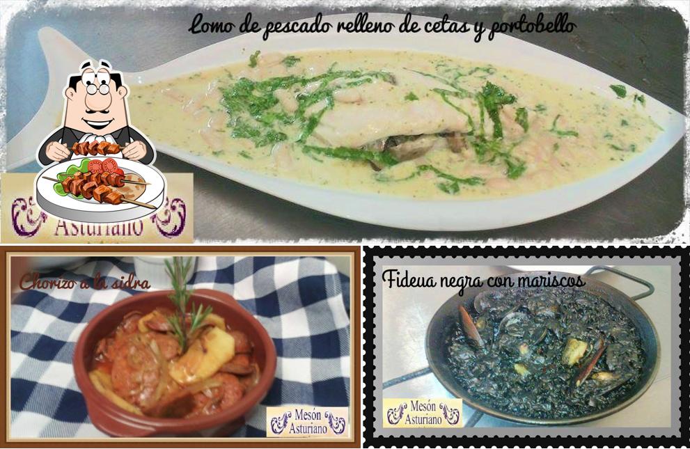 Еда в "Meson Asturiano"