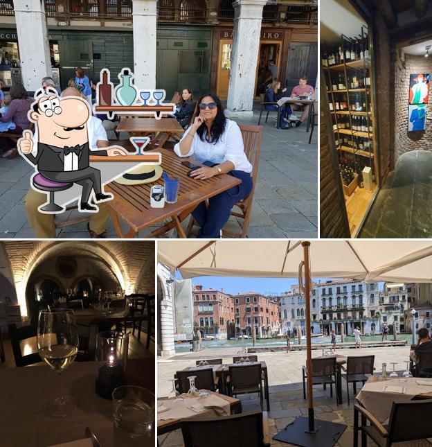 L'intérieur de Osteria Bancogiro