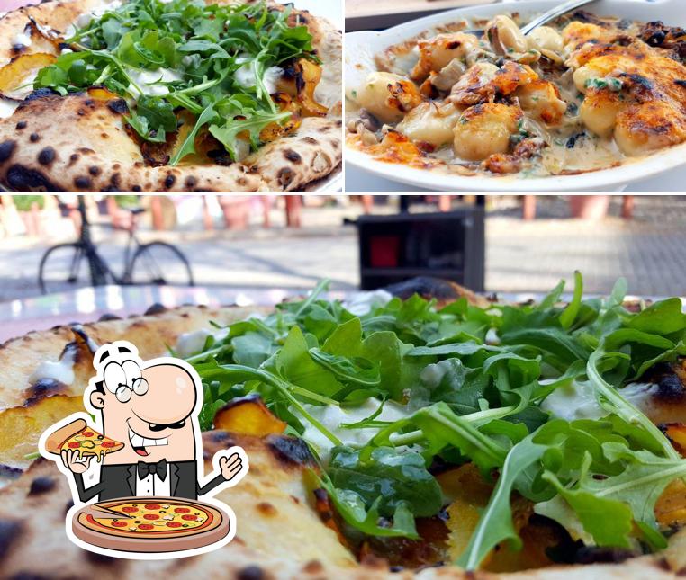 Try out pizza at Pizzeria Stella