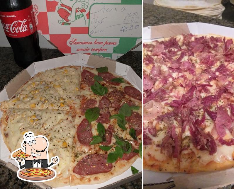 Consiga pizza no Disk Pizza Do Bob