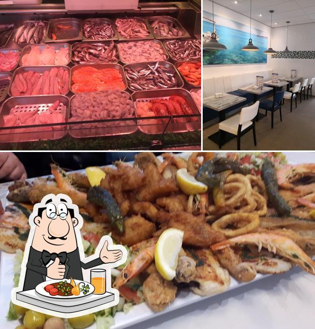 Fish Corner se distingue par sa nourriture et table à manger
