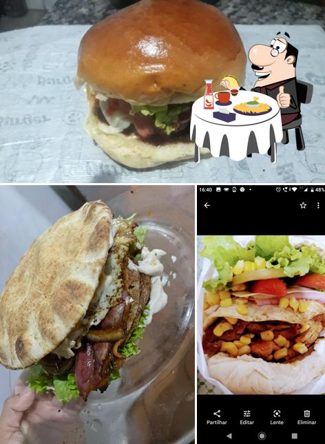 Hambúrguer em La Chapa Burger