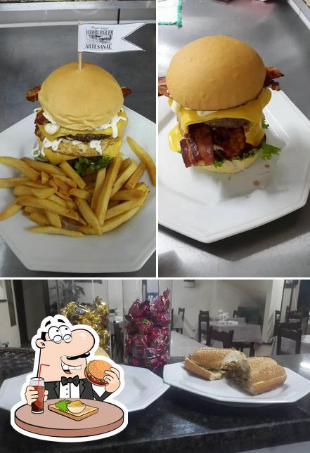 Experimente um hambúrguer no Point-burger