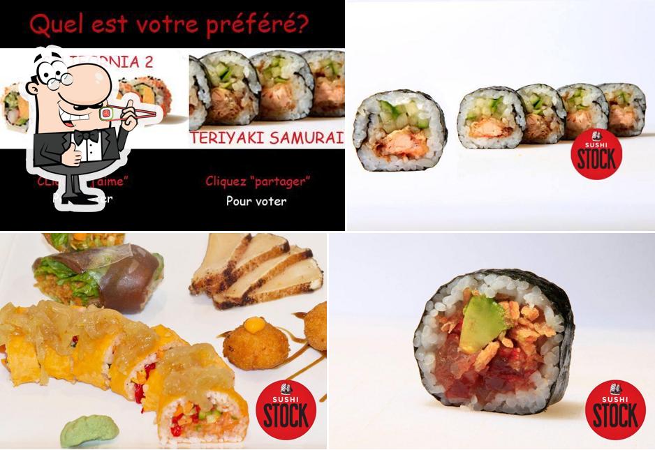 Choisissez différentes options de sushi