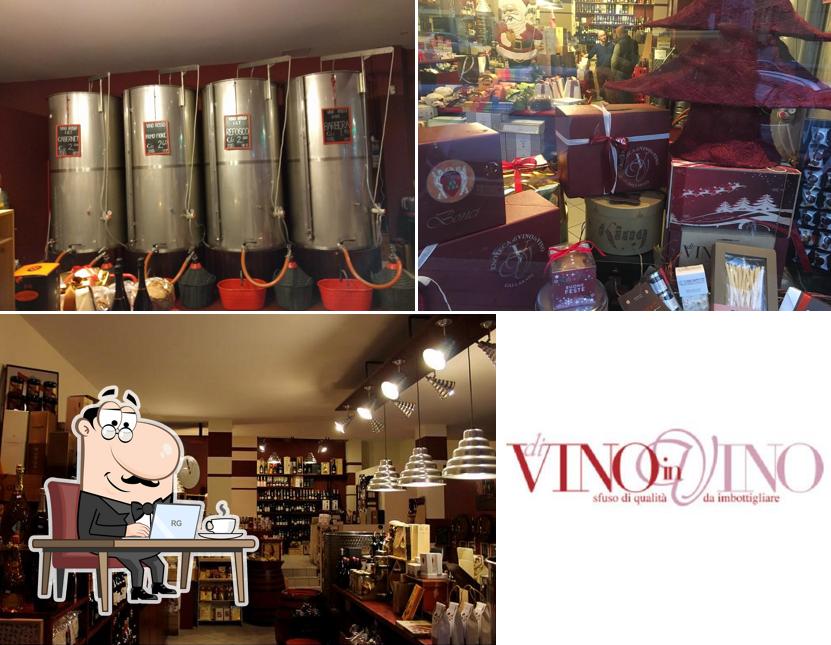 L'intérieur de Enoteca diVino inVino