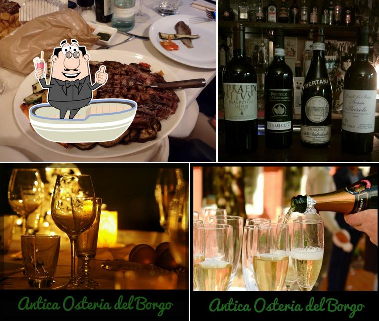 Antica Osteria Del Borgo Srl serve alcolici