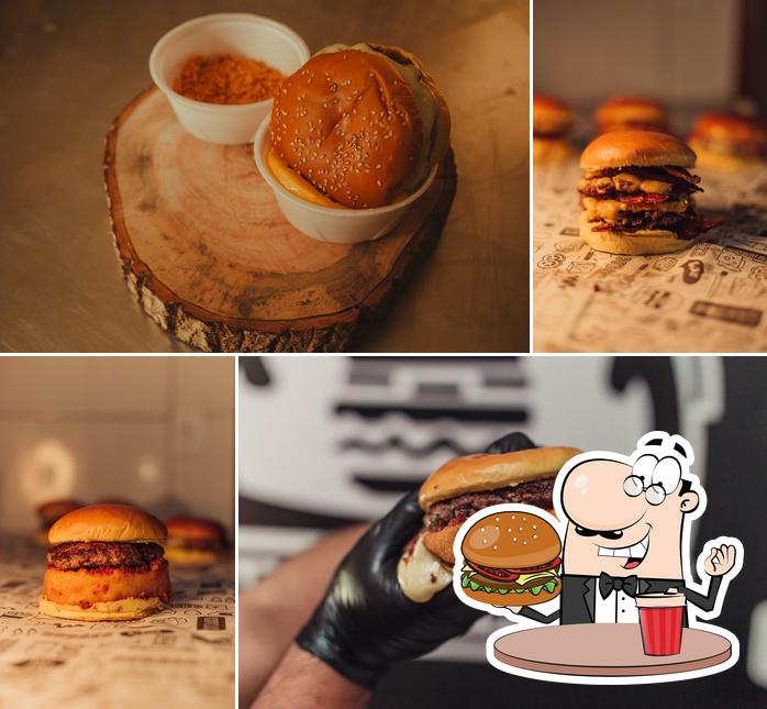 Peça um hambúrguer no Dino Burger - Hamburgueria Artesanal