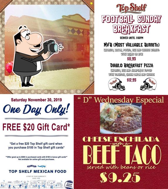 Top Shelf Mexican Food & Cantina in Peoria Restaurant menu and reviews