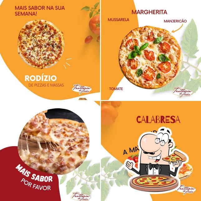 Consiga diversos variedades de pizza