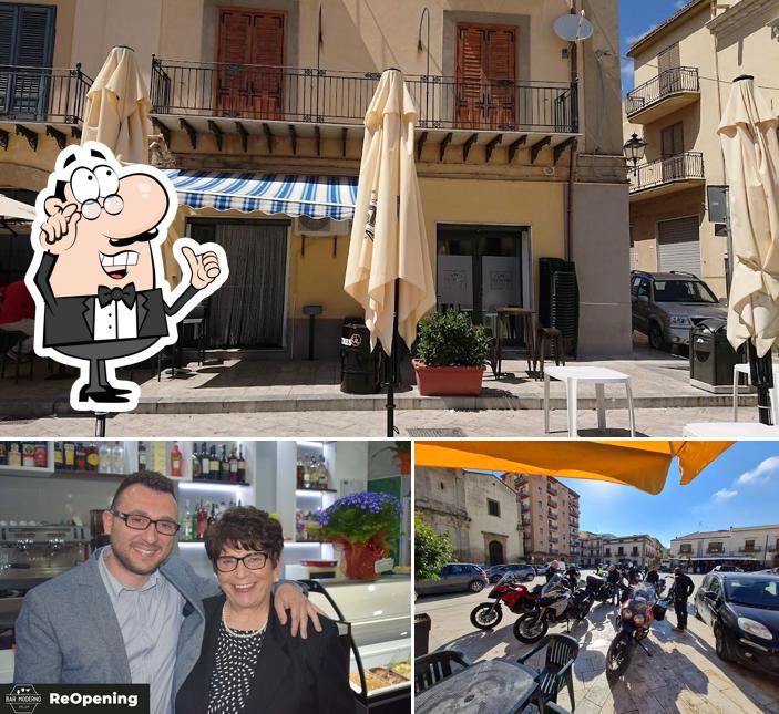 Gli interni di Bar Moderno