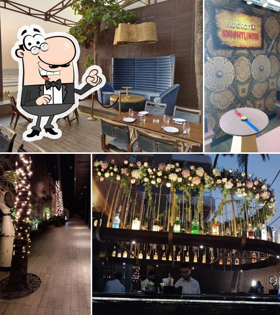 Take a seat at one of the tables at ESTELLA