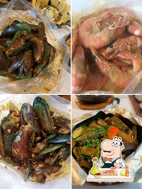 Burnt Edges by Shrimp Bucket Glorietta restaurant, Makati, top of the