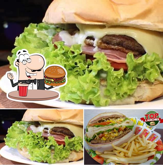 Try out a burger at Top lanches