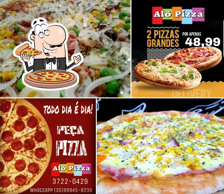 Escolha pizza no Alô Pizza