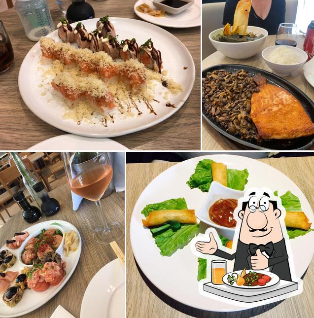 Еда в "Mirai Restaurante Japonês"