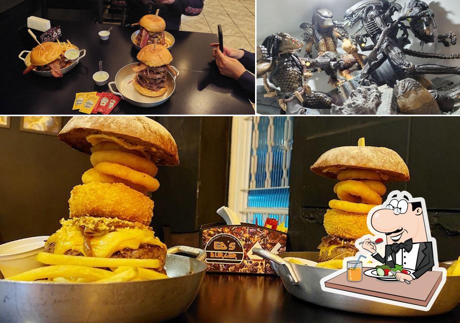 Platos en Ed's Burger
