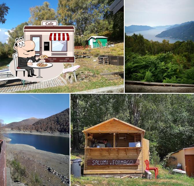 Gli esterni di Ristoro Lago Delio