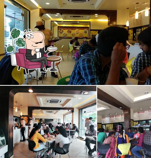 The interior of Cuddapah Café
