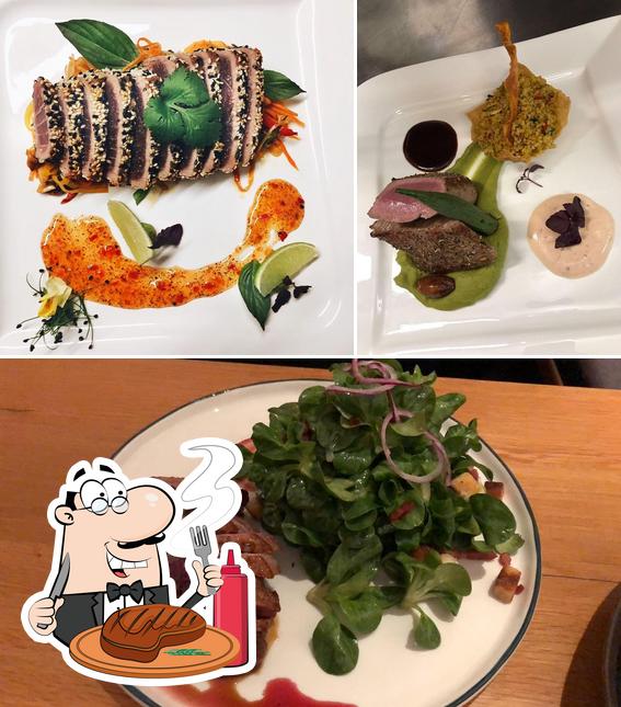 Try out meat meals at Hotel & Restaurant "zum Riesen"