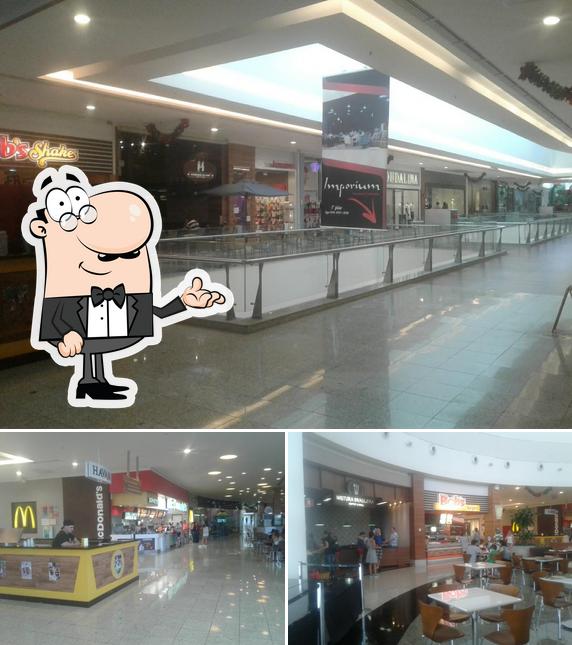 O interior do Bob's Shakes - Park Shopping Europeu