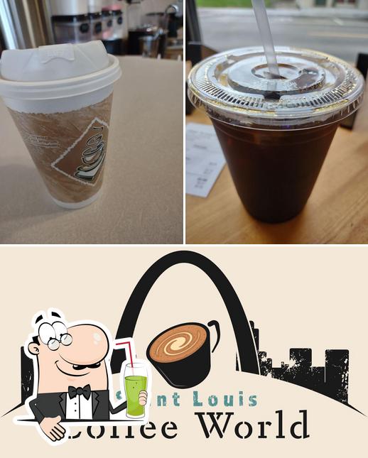 Enjoy a drink at St. Louis Coffee World