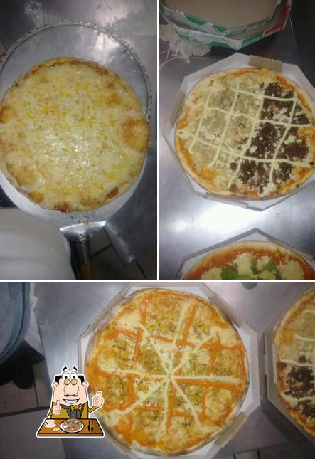 Experimente pizza no Restaurante Leonardo