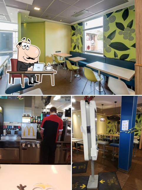 El interior de McDonald's