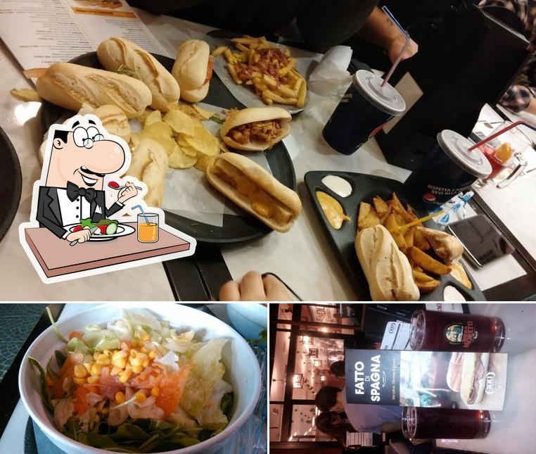 100 Montaditos si caratterizza per la cibo e interni