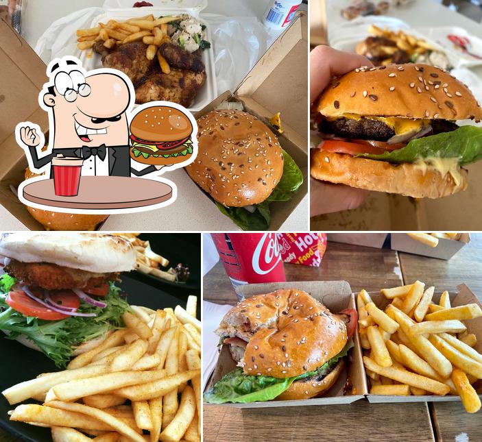 Try out a burger at Chirpy Chix