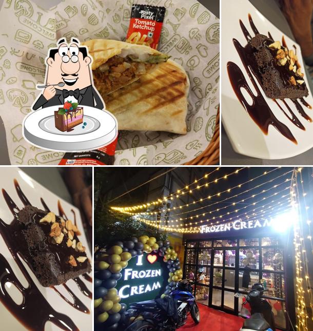Chocolate cake at Frozen Cream